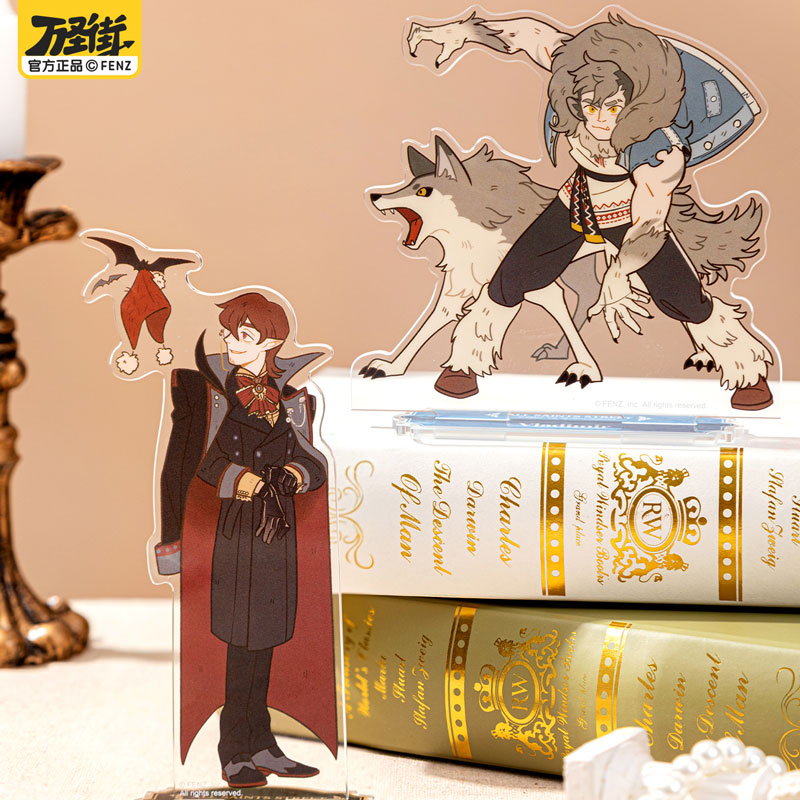 非人哉官方店万圣街八周年系列亚克力立牌原创柯式印刷装饰摆件 - 图0