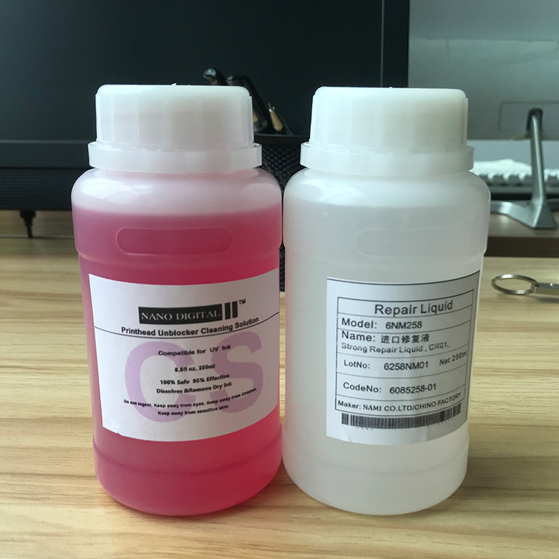 强力喷头清洗液红色冲压药水uv神仙堵头斜喷断针浸泡有效改善状态 - 图1