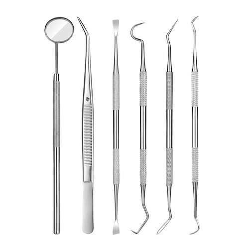 牙科材料牙医口腔工具家用剔牙镜子探针牙齿清洁去牙结石牙镜器械 - 图3