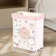 Foldable fabric storage basket dirty clothes basket clothes storage basket big easy cute cartoon girl pink strawberry cake