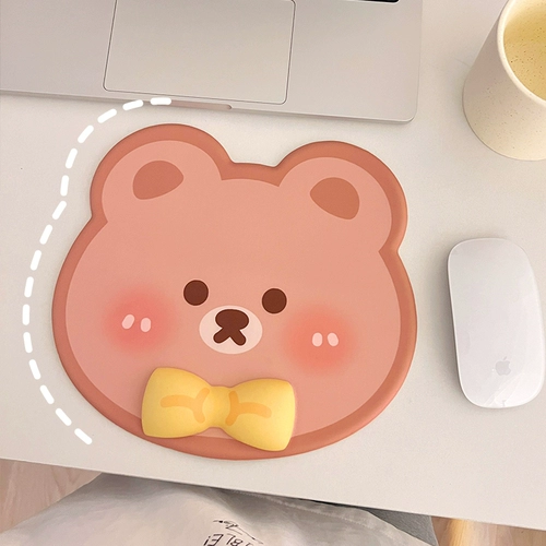 Мышка, напульсники, силиконовый трехмерный милый крем для рук с бантиком