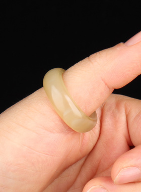 天然牛角戒指指环复古