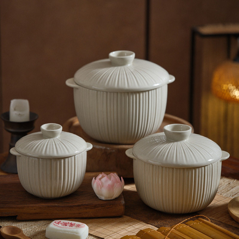 家用双耳陶瓷猪油罐带盖勺耐高温陶瓷大容量储物罐辣椒油泼辣子罐,淘宝优惠券,粉丝福利购,淘宝优惠卷