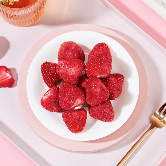 Sam member supermarket purchasing vegetables and fruit dried honey 饯 snack botherless organic frozen dry strawberry 180g
