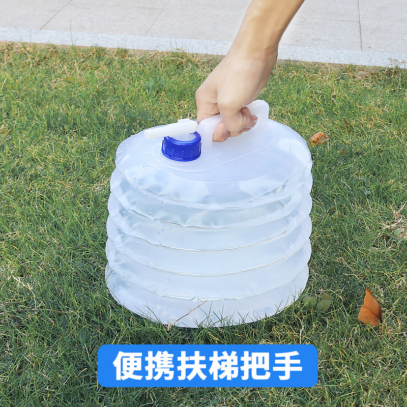 户外PE折叠储水桶水袋水箱水具 野营水桶自驾游水箱钓鱼用品包邮 - 图0