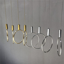 Clothing Store Hook Golden Silver Color Large Ring Steel Wire Rings Hanging Clothes Rings Hang Shop Hang Chain Hanging Chain