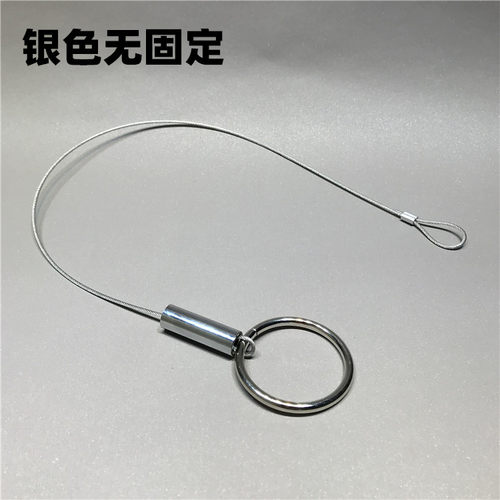 服装店吊环钢丝吊挂展示架挂衣服挂钩 陈列悬挂货架 店铺用品挂链 - 图2