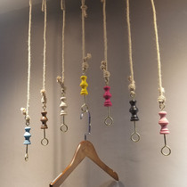 Clothing Store Rings Hanging European-style Show shelves Wall Hanger Retro Hang Chain Womens Clothing Stores Hanging Clothes Display Racks