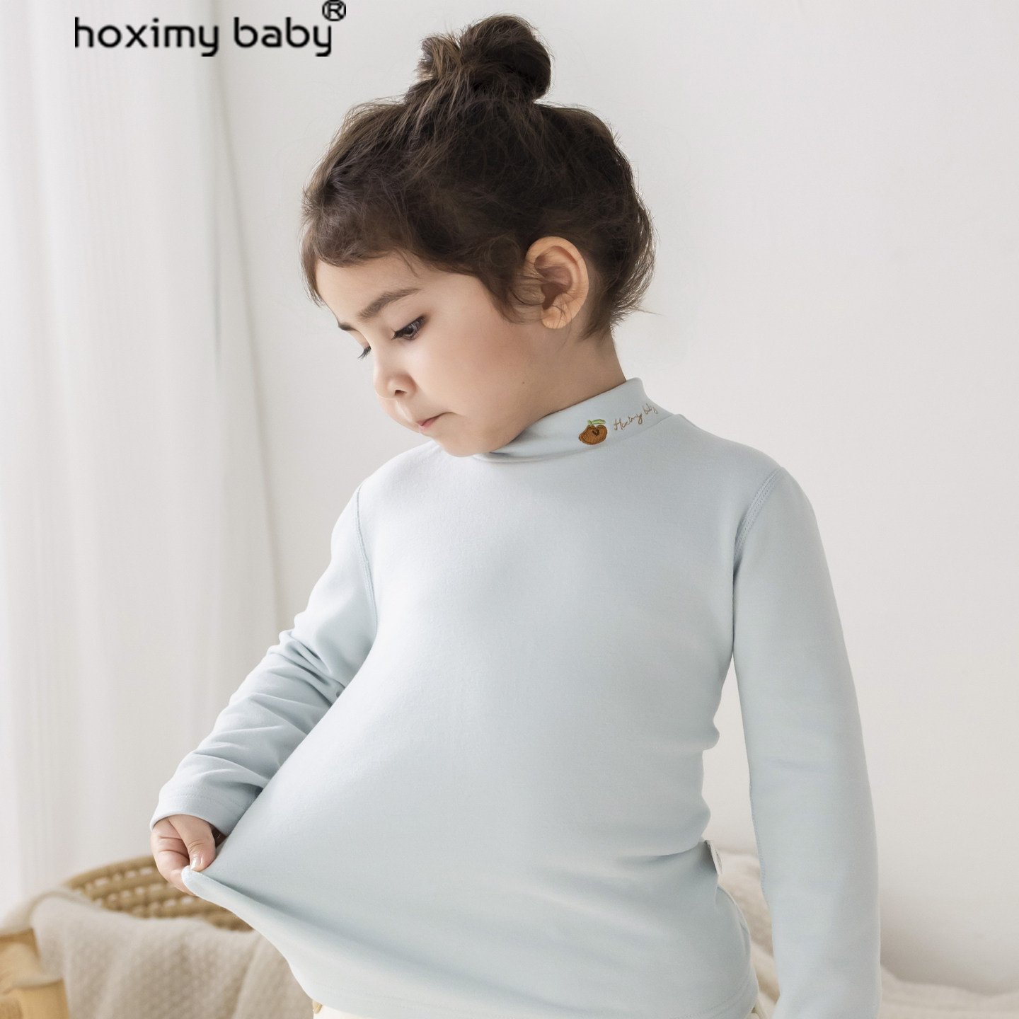 宝宝保暖上衣半高领儿童男女童家居服秋冬宝宝内搭婴幼儿打底衫,淘宝优惠券,粉丝福利购,淘宝优惠卷