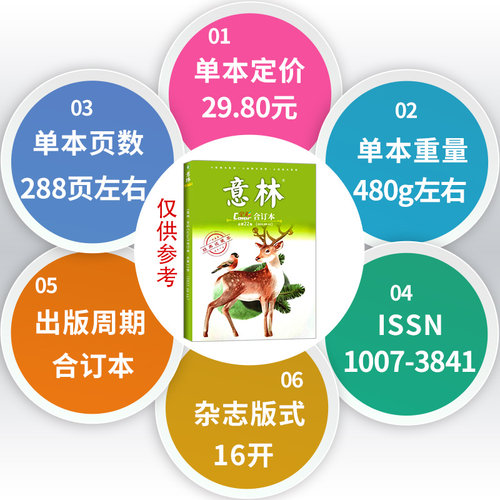 意林国潮全彩版Color杂志2024年1/2/3/4/5月2023年1-12月【全年/半年珍藏】初高中国学传统文化古典有趣文学知识彩色插画阅读理解 - 图1