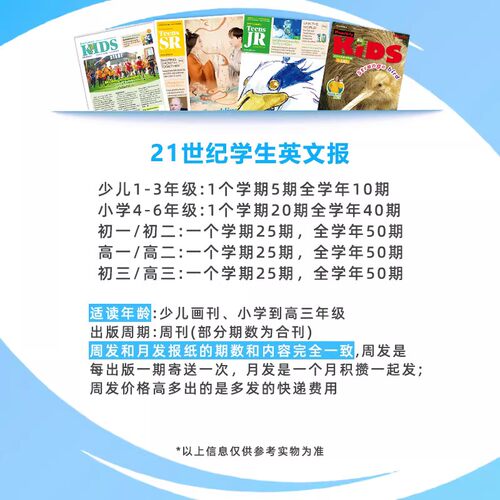 中考特辑现货【初中版】21世纪英文报初中版2026年春季+秋季学期全年订阅二十一世纪学生英语周报纸初一初二初三杂志非2025年过刊 - 图2