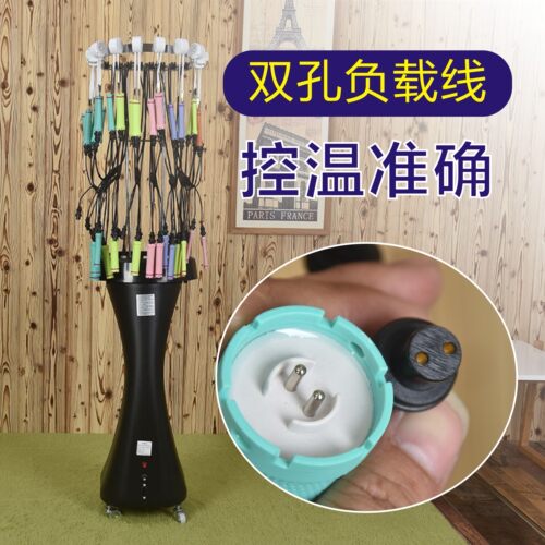 新款发廊黑旋风数码烫发机 美发店智能陶瓷卷发热烫机器24V理发店 - 图3