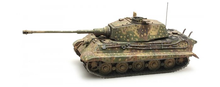 【缺】HO Artitec 387.17-CM Tiger II 虎王坦克成品系列