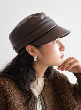 疯帽子 顺手带一件  鸭舌帽子女韩版贝雷帽时尚秋冬季布帽渔夫帽