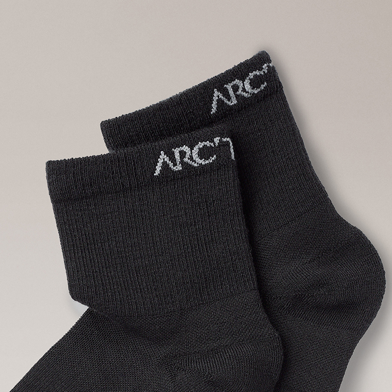 ARC'TERYX始祖鸟 MERINO WOOL QUARTER SOCK 透气 男女同款 袜子 - 图0