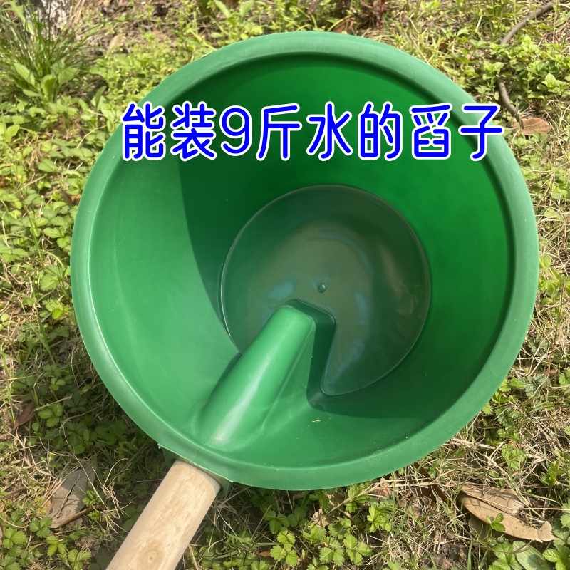 农用工具粪瓢长柄水瓢浇水灌溉熟胶牛津材质水舀子牛筋特大号塑料 - 图0