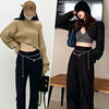 Miss Major Hong Kong style retro design waist chain butterfly