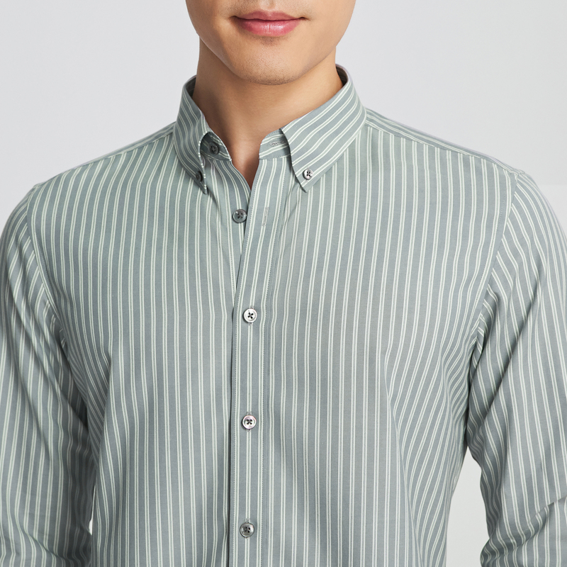 【商场同款】雅戈尔男士长袖衬衫春秋新款官方商务休闲长袖衬衫男 - 图2