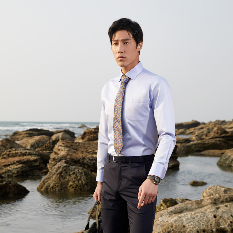 【dp免烫】雅戈尔男士春季新品衬衫 雅戈尔衬衫