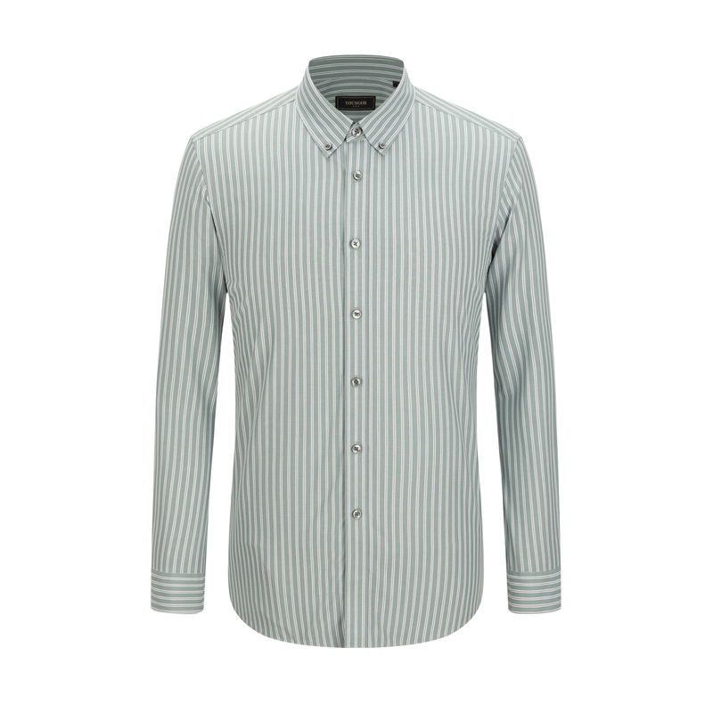 【商场同款】雅戈尔男士长袖衬衫春秋新款官方商务休闲长袖衬衫男 - 图3