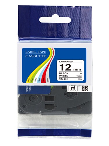 兄弟标签机色带12mm9 18 24 36mm6PT-D210/E115打印纸100标签色带 - 图1