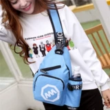 Нагрудная сумка, сумка через плечо, ремешок для сумки, рюкзак, спортивная сумка на одно плечо для отдыха, поясная сумка, в корейском стиле