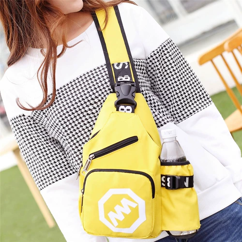 Нагрудная сумка, сумка через плечо, ремешок для сумки, рюкзак, спортивная сумка на одно плечо для отдыха, поясная сумка, в корейском стиле