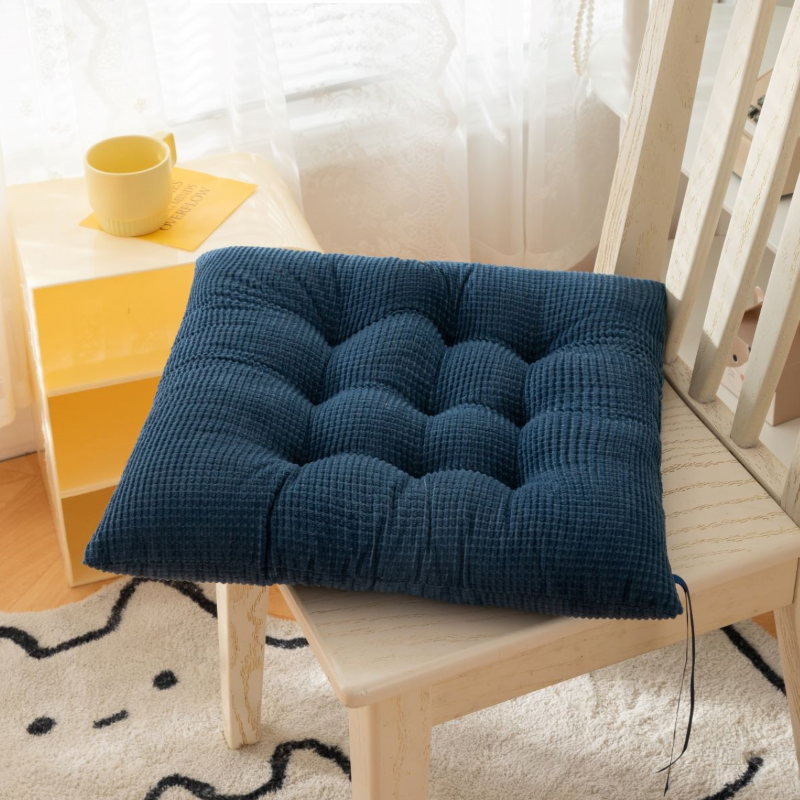 灯芯绒玉米粒九针坐垫办公桌椅垫学生沙发垫榻榻米垫冬季纯色垫子
