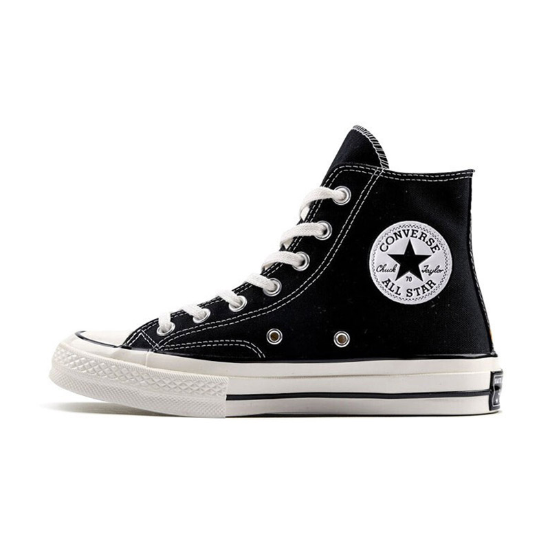 Converse/匡威 1970S 经典三星标黑色高帮帆布鞋休闲板鞋 162050C - 图3