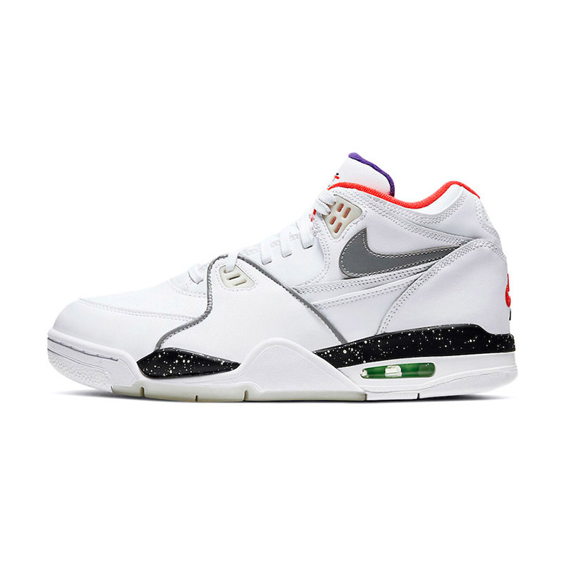 Nike/耐克 Air Flight 89 AJ4兄弟 夜光白镭射篮球鞋 CW2616-101 - 图3