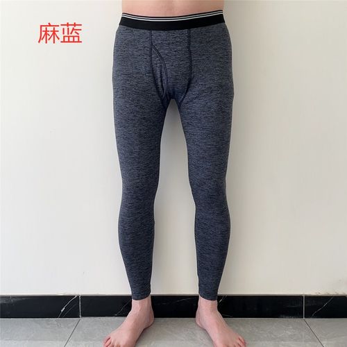 外贸日单男秋冬紧身打底速干细绒保暖长裤排汗速干功能内衣8分裤 - 图3