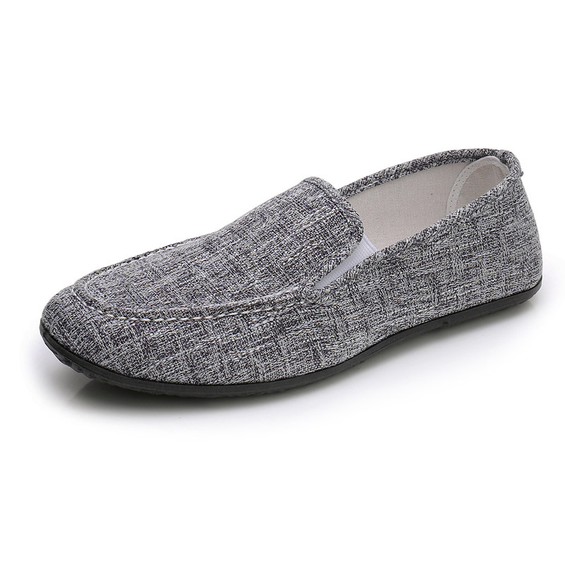 春季透气帆布鞋男豆豆鞋男休闲鞋韩版夏天男鞋子舒适布鞋男懒人鞋,淘宝优惠券,粉丝福利购,淘宝优惠卷