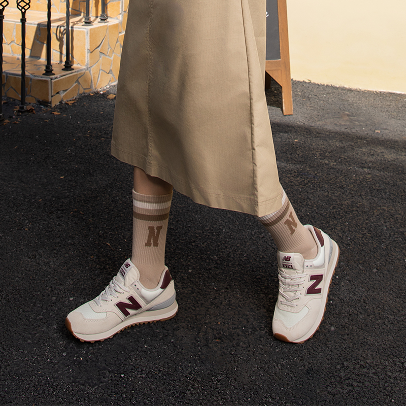 NEW BALANCE NB 女鞋轻便百搭复古休闲低帮运动鞋 WL574RCF DP2 - 图2