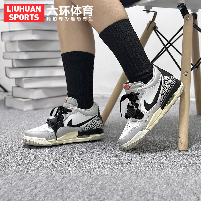 NIKE/耐克 AJ312女鞋爆裂纹缓震气垫款中帮运动篮球鞋 CD9054-101