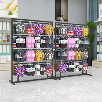 Adjustable Slippers Show Shelf Socks Shelf Middle Island Bifacial Hanger Multilayer Multifunction Gloves Ornament show Show