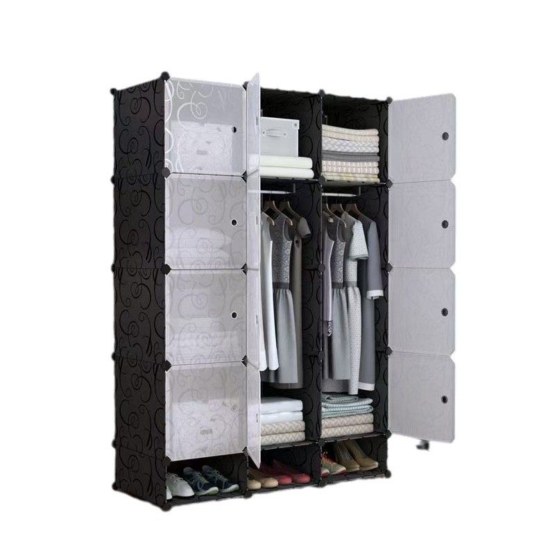 简易衣柜现代简约布衣柜出租房钢管加粗加固家用卧室组装收纳挂柜,淘宝优惠券,粉丝福利购,淘宝优惠卷