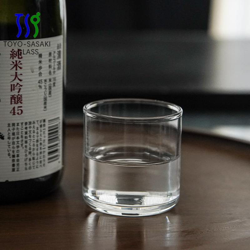 日本进口东洋佐佐木清酒杯日式创意小酒杯玻璃透明烈酒烧酒杯木盒 - 图2