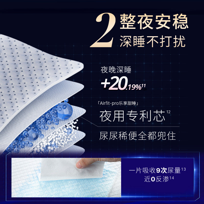 露安适经典日用拉拉裤L/XL/XXL*4尺码任选宝宝专用超薄婴儿尿不湿