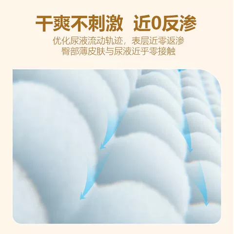 露安适日夜清新纸尿裤拉拉裤尿不湿超薄干爽透气 图片 4