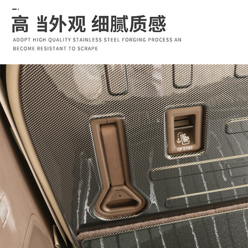 适用于腾势D9后备箱尾仓垫d9专用3D立体碳纤纹第三排靠背垫平铺垫 - 图0