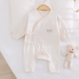 Детский демисезонный комбинезон для новорожденных, бандаж пупочный, хлопковое боди