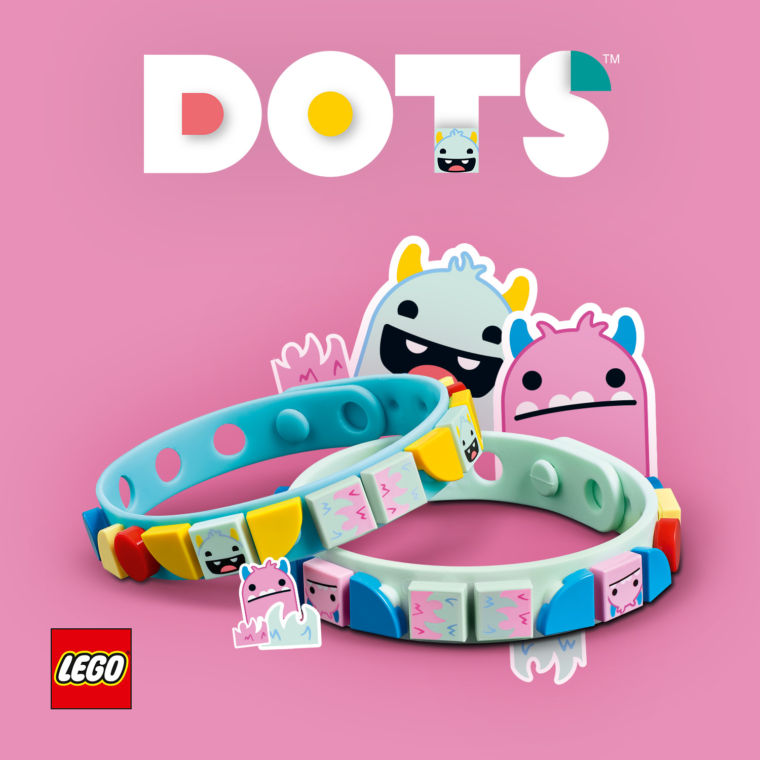 LEGO乐高DOTS Lisa同款41910冰淇淋41923小怪兽41918 41942手环 - 图0