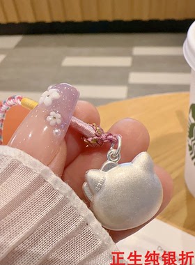 kt猫头纯银项链女卡通时尚可爱