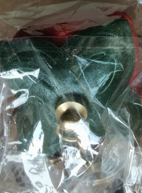 制道全植鞣无毒头层牛皮真皮软皮首饰厂黄铜五金立体小柿子包挂件