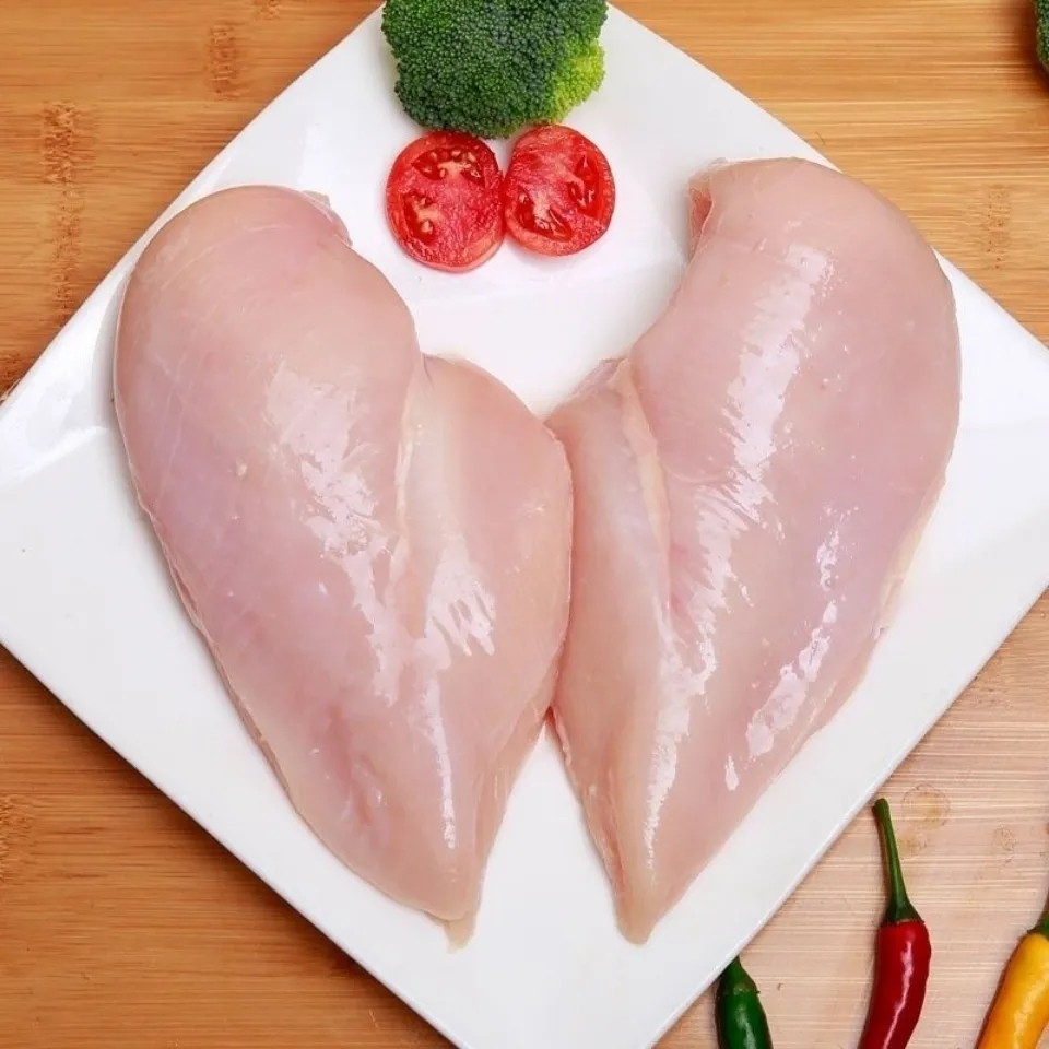顺丰新鲜鸡胸肉冷冻鸡大胸肉生鸡脯肉速冻鸡胸美味食材5斤装散养