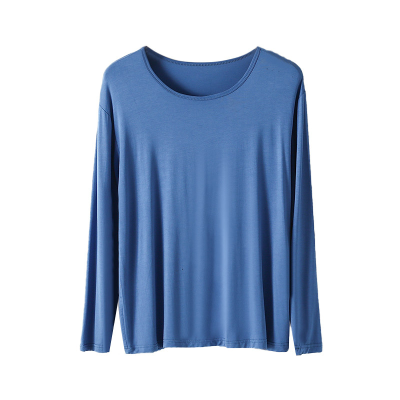 2025春秋男士莫代尔圆领打底衫薄款长袖T恤内搭休闲宽松大码上衣,淘宝优惠券,粉丝福利购,淘宝优惠卷