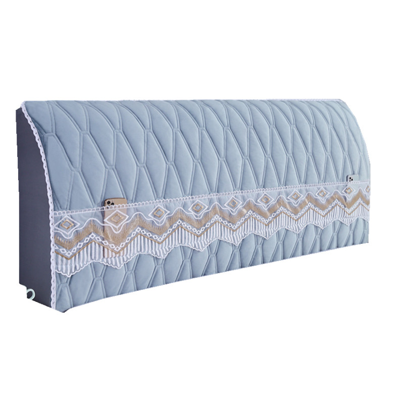 床头罩简约软包通用靠垫全包夹棉弹力加厚万能靠背纯色短绒保护套,淘宝优惠券,粉丝福利购,淘宝优惠卷