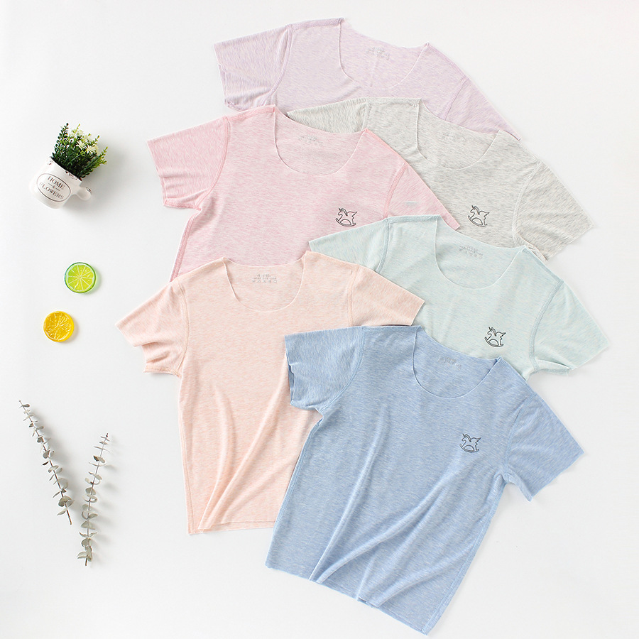 儿童t恤薄款莫代尔无痕夏季男童短袖女孩宝宝上衣半袖打底衫夏装,淘宝优惠券,粉丝福利购,淘宝优惠卷