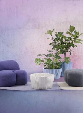 kartell简约现代花盆茶几咖啡桌