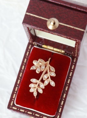 新款潮时尚百搭树枝戒指女ins气质小众指环高级感轻奢手饰女戒